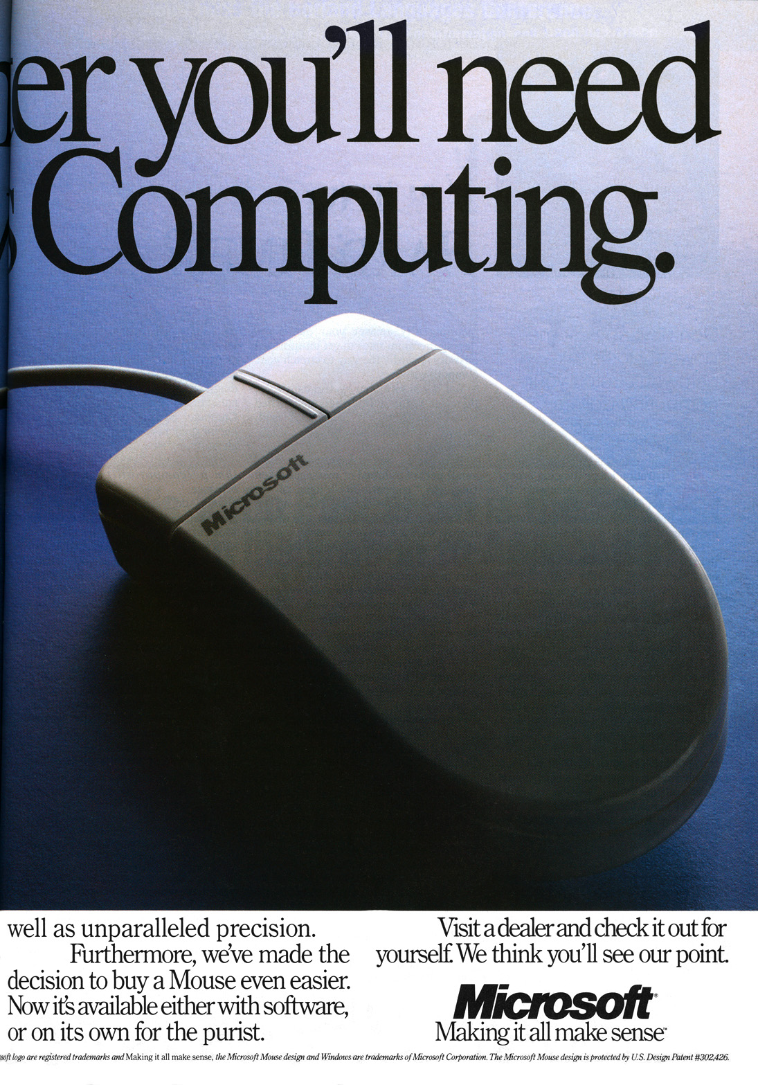 GUIdebook > ... > Hardware > Contour Microsoft Mouse ad > Picture