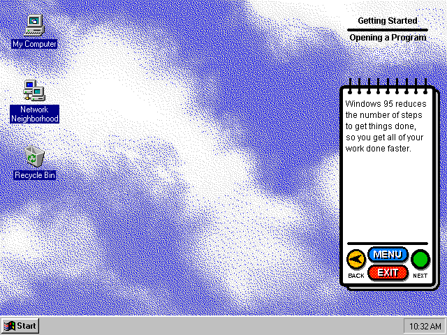 GUIdebook > ... > Slideshows > Windows 95