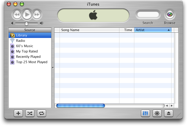 First run in iTunes 3