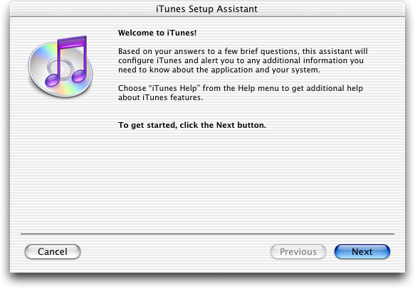 Wizard in iTunes 3