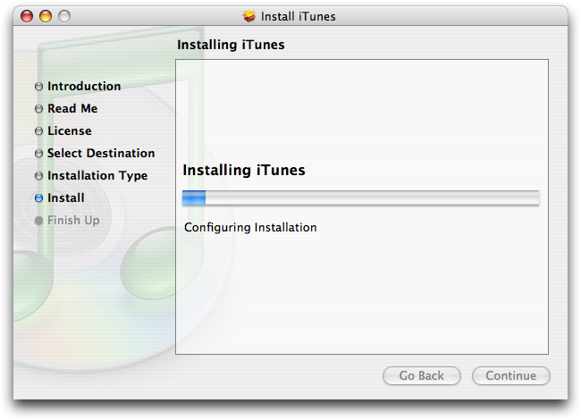 File copying in iTunes 5