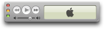 Mini player in iTunes 5