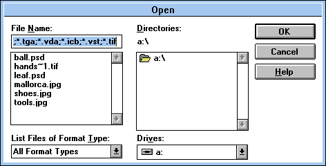 Open image in Adobe Photoshop 2.5 LE