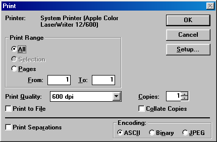 Print in Adobe Photoshop 3.0.4