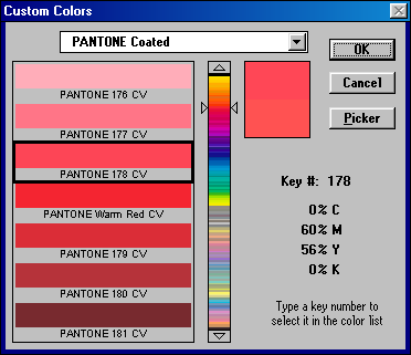 Colour picker in Adobe Photoshop 3.0.4