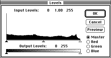 Levels in Adobe Photoshop 1.0.7