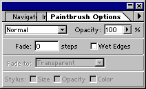 Paintbrush in Adobe Photoshop 5.0