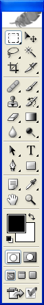 Toolbox in Adobe Photoshop CS