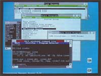 Photo 3: OS/2’s Presentation Manager is heir to the Microsoft Windows look and feel, although application developers have found that some similarities are only skin deep. Currently, several developers of graphical user interfaces for Unix systems are licensing the PM look for X Window-based interfaces.