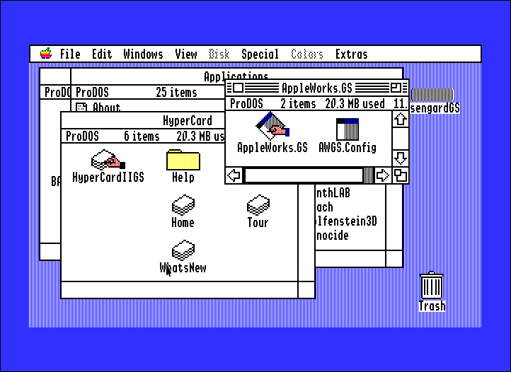 Apple IIGS System Software icons