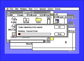 Apple IIGS System Software file copying