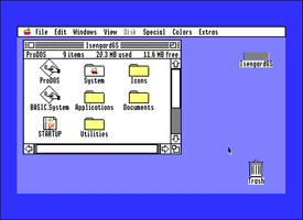 Apple IIGS System Software desktop