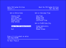 Apple IIGS System Utilities