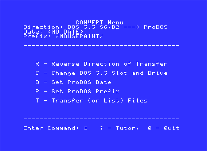 ProDOS Conversion Kit