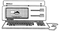 Figure 1. The Lisa with her “mouse”