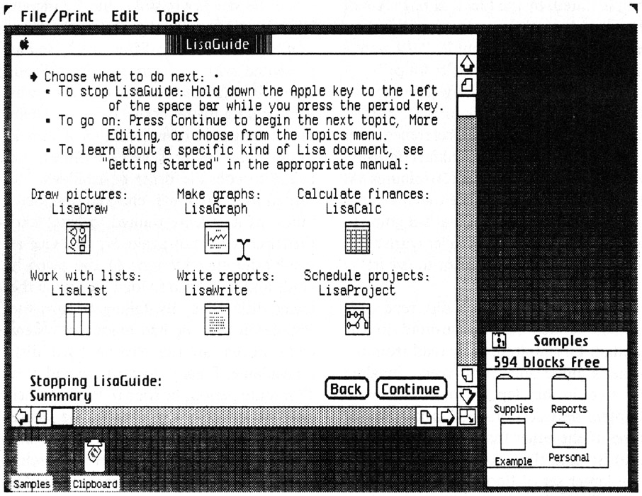 Figure 1. Executing the alternatives in order caused an exit from the tutorial before the learner even saw the second or third alternatives.