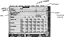 Figure 1-4. LisaCalc document