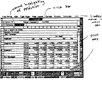 Figure 8. Active LisaCalc document