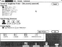 Apple Lisa desktop