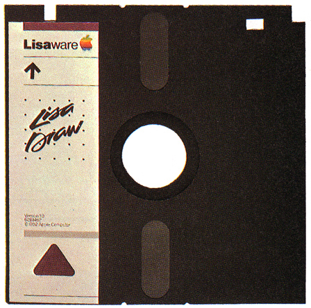 Lisa uses high-density, nonstandard floppy disks.