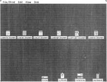 Fig. 3-3. A display of the six kinds of document icons.