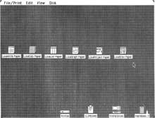 Fig. 3-5. Lisa provides six Stationery Pads, one for each application.