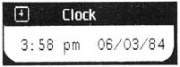 Figure 12-4: The clock/calendar window.