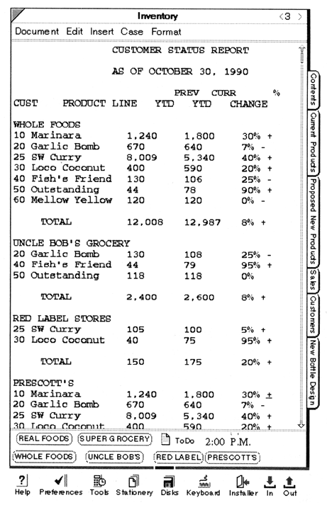 Figure 2-13. Cork Margin at Bottom of Page