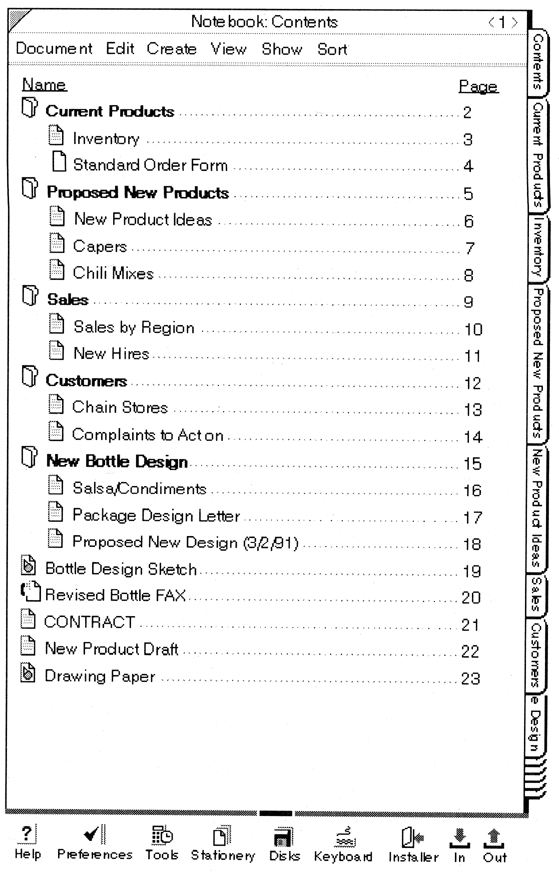 Figure 2-4. Divider Tab Simulation