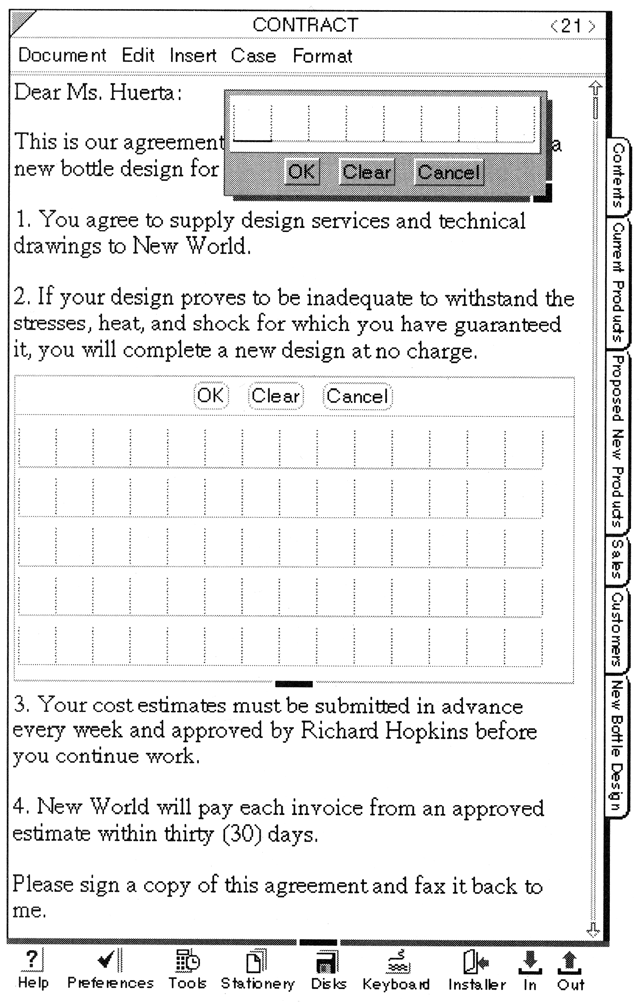 Figure 2-5. Two Types of Writing Pads