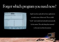 “Forgot which program you need now?” poster