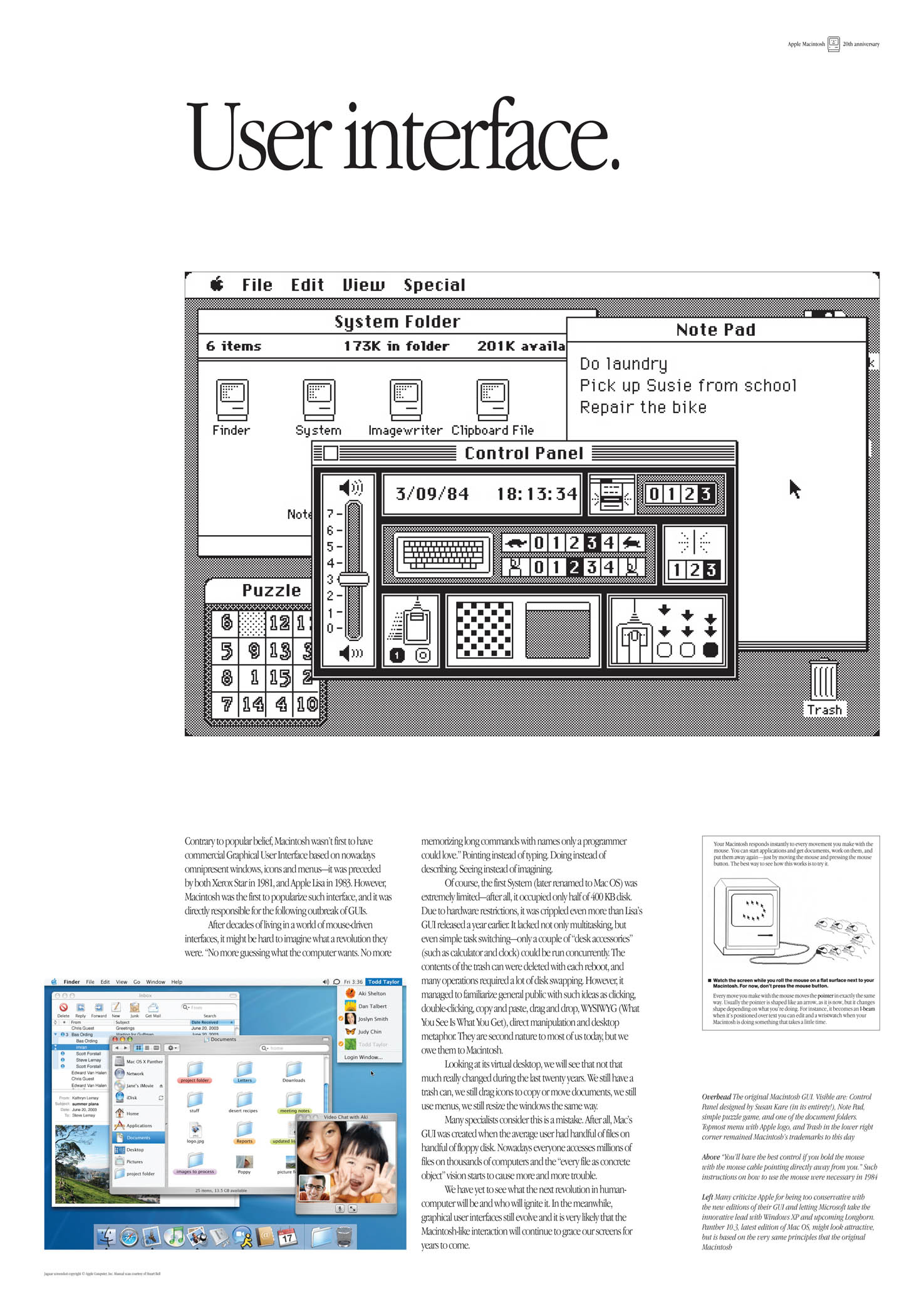 User interface