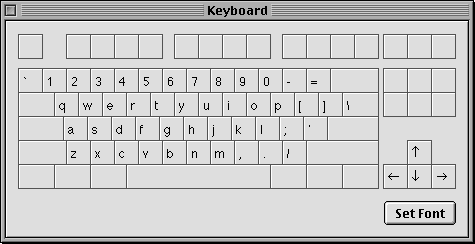 Keyboard map in Mac OS X DP 2 (Keyboard)