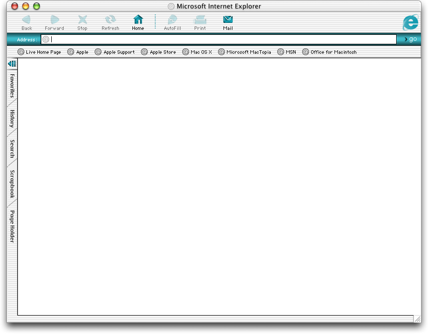 internet explorer mac os x 2001