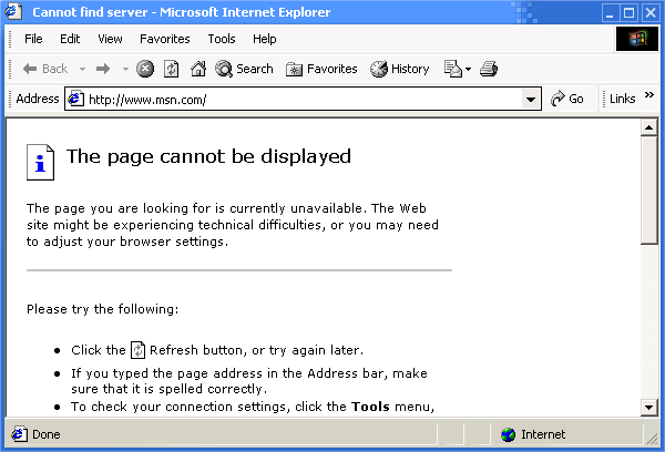 Browser in Whistler 2257 (Internet Explorer 5.60)