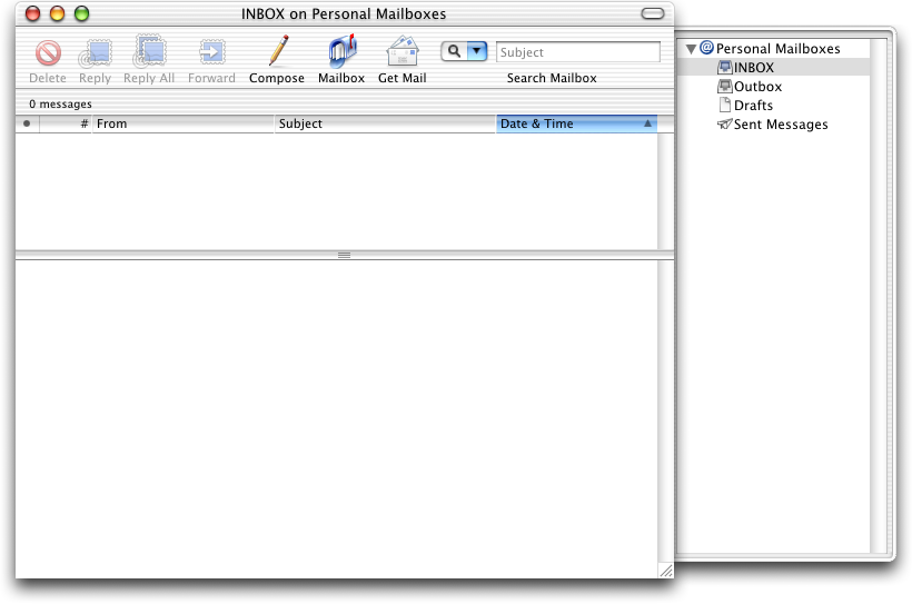 Mail in Mac OS 10.1 (Mail)