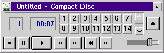 CD player in OS/2 Warp 3