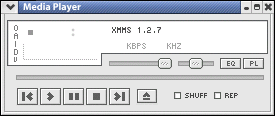 Media player in GNOME 2.2.0 in RedHat 9 (X Multimedia System 1.2.7)