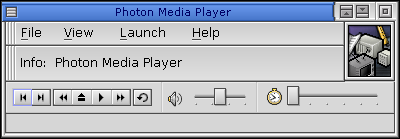 Media player in QNX 6.2.1 NC (Photon Media Player)