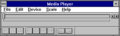 Media player in Windows NT 3.1 Workstation