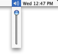 Volume level in Mac OS 10.1