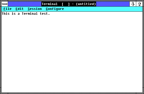 Terminal in Windows 2.03 (Terminal)