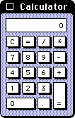 Calculator in System 7.0 (Calculator)