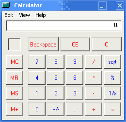 Calculator in Whistler 2257 (Calculator)