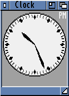 Clock in Workbench 2.04 (Clock)