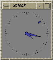 Clock in IRIX 5.3 (xclock)