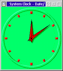 Clock in OS/2 Warp 4 (System Clock)