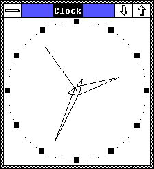 Clock in Windows 2.03 (Clock)