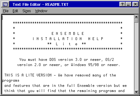 Notepad in BreadBox Ensemble Lite (Text File Editor)