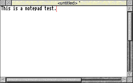 Notepad in RISC OS 3.7 (Edit)